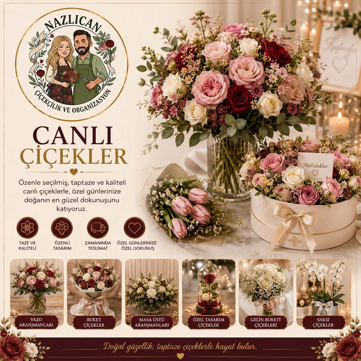 Canlı Çiçekler