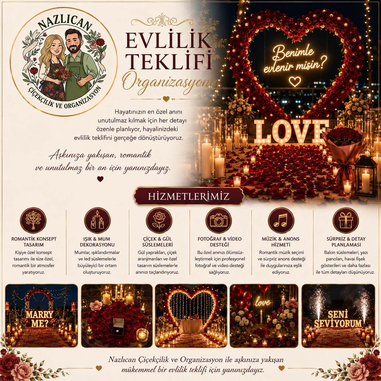 Evlilik Teklifi Organizasyonu