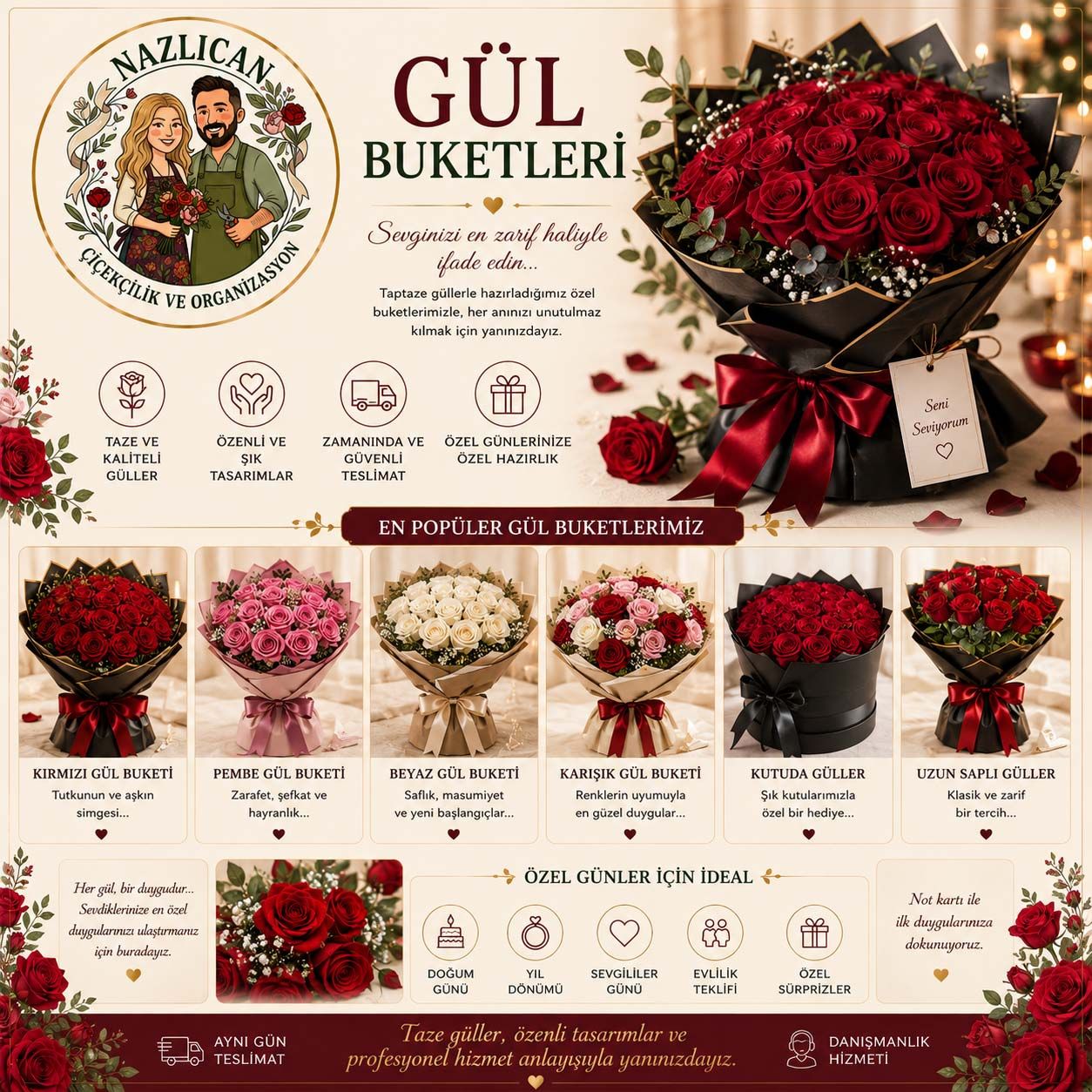 Gül Buketleri