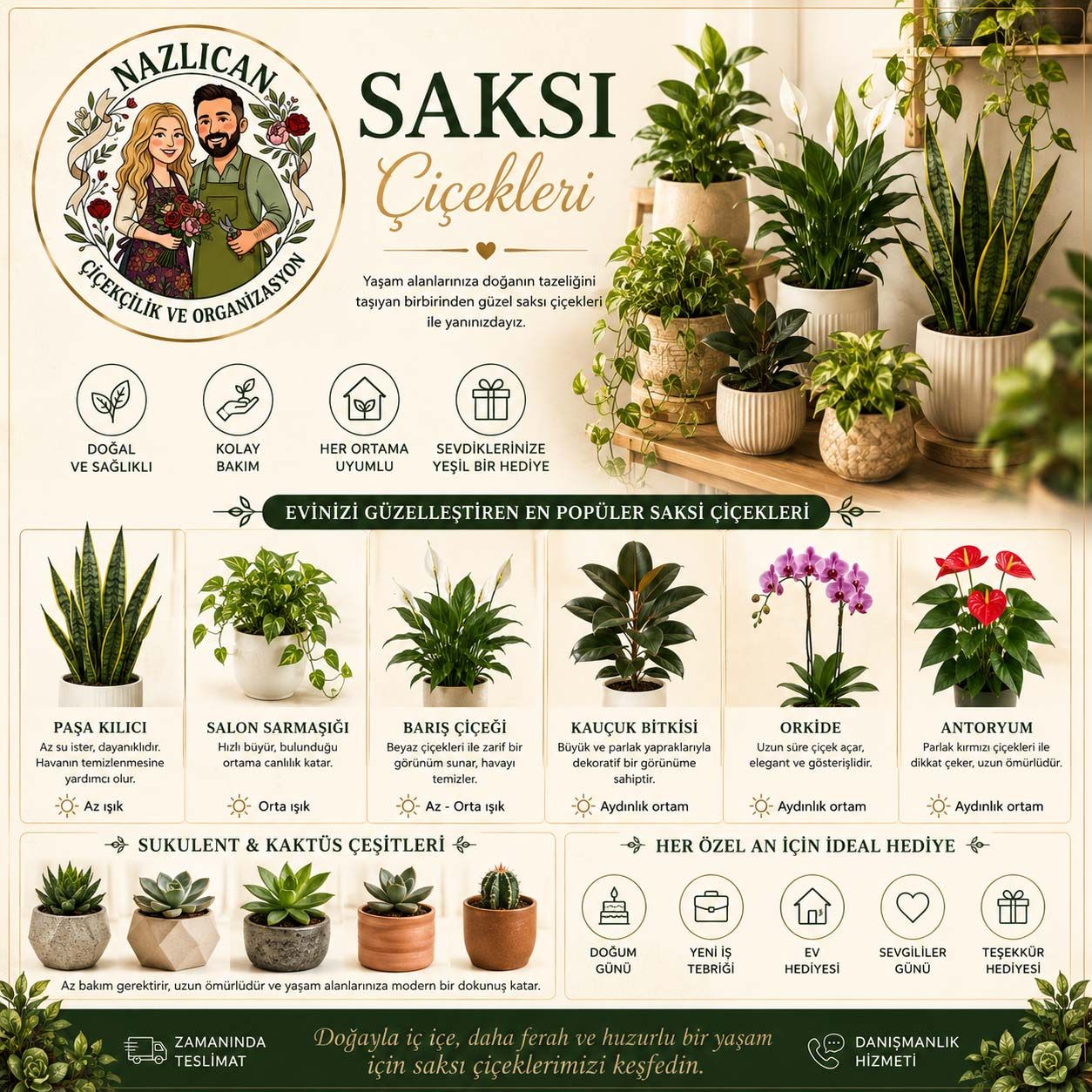 Saksı Çiçekleri
